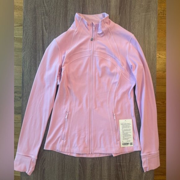 New with tags Lululemon Define Jacket Nulu. Light Pink. Vita Pink. Size 10. - Picture 13 of 14